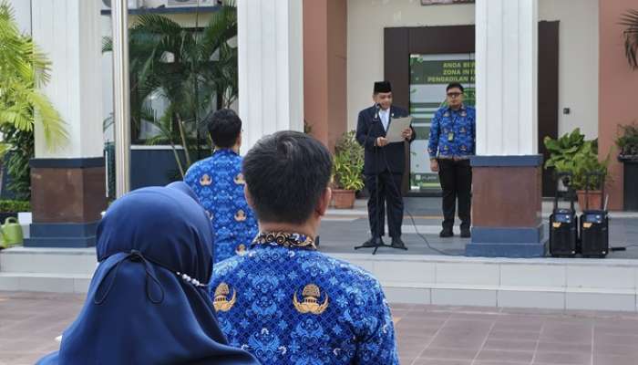 Upacara Peringatan Hari Kesaktian Pancasila di Pengadilan Negeri Poso