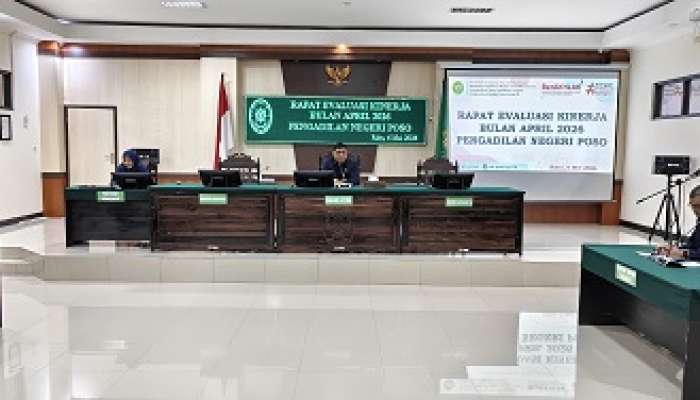 rapat evaluasi kinerja bulan april 2026