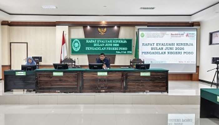 RAPAT EVALUASI KINERJA BULAN JUNI 2026
