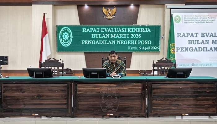 Rapat Evaluasi Kinerja Bulan Maret 2026