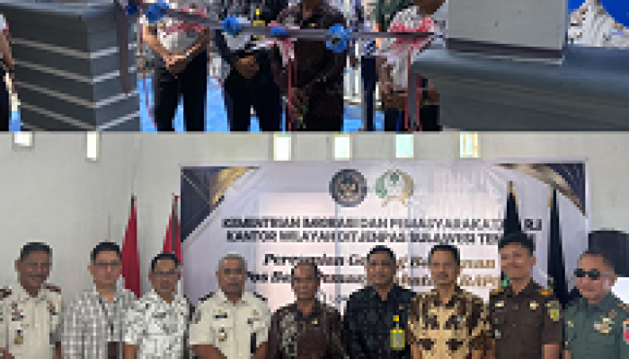 Peresmian Gedung Bangunan POS BAPAS Kabupaten Poso